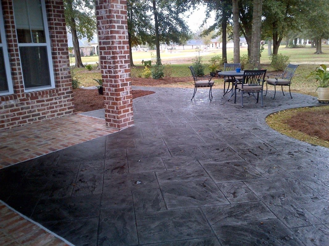 Stamped concrete by Decorative Concrete Designs