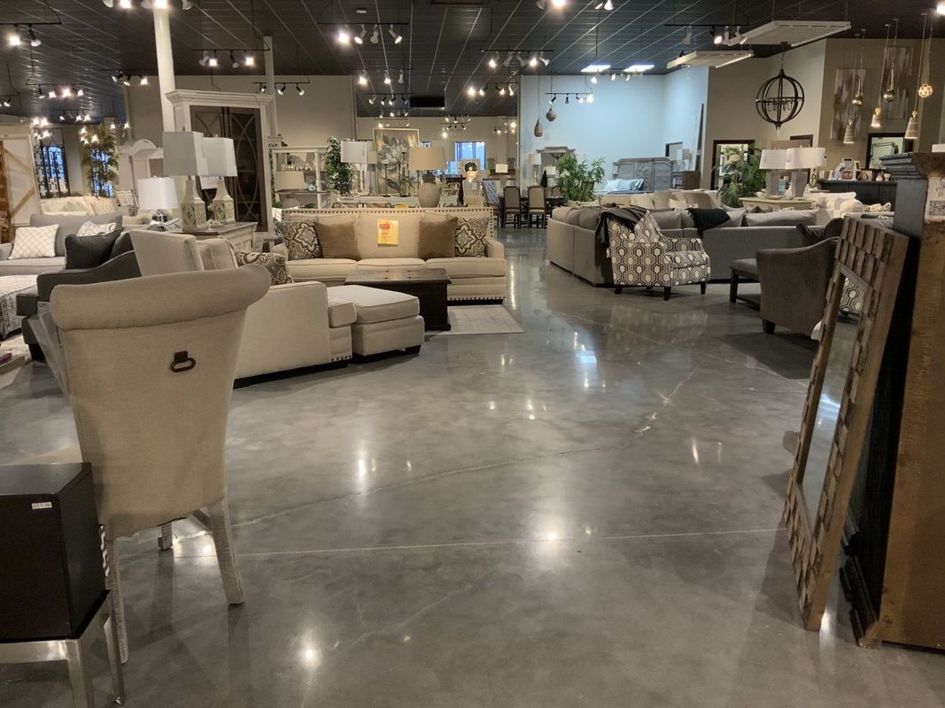 Polished concrete floor by Decorative Concrete Designs