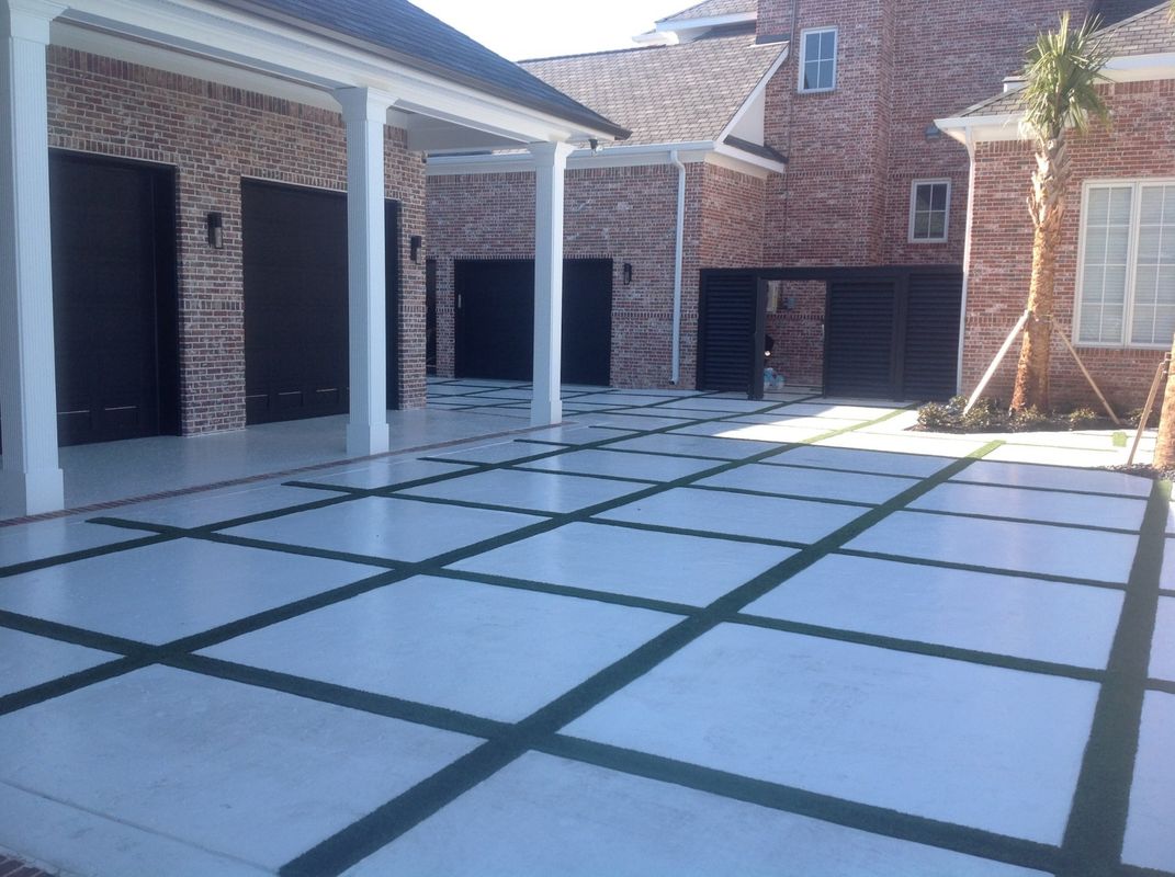 Stamped concrete finish by Decorative Concrete Designs