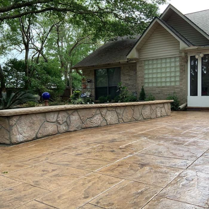 Stamped concrete by Decorative Concrete Designs