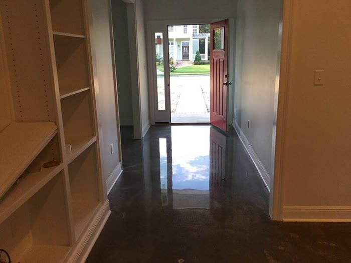Polished concrete floor by Decorative Concrete Designs